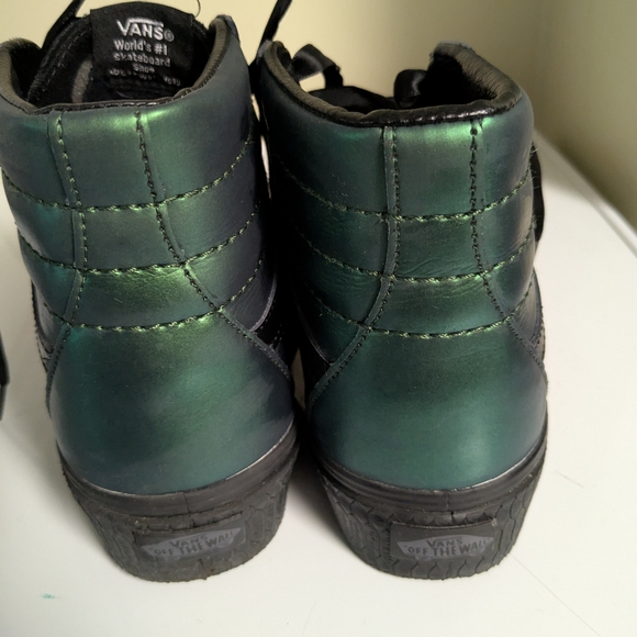 Vans Harry Potter Death Eater  Green High-Top Sneakers - Picture 3 of 4